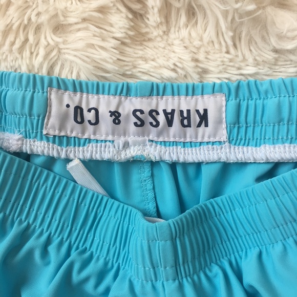 Krass & Co.: Blue Seahorse Workout Shorts - Picture 2 of 8